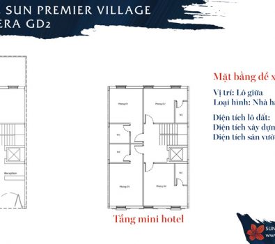 Thiết kế mini hotel đề xuất tại Sun Premier Village Primavera