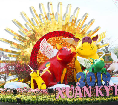Lễ hội hoa xuân Sun World Halong Complex thu hút hàng ngàn khách du lịch