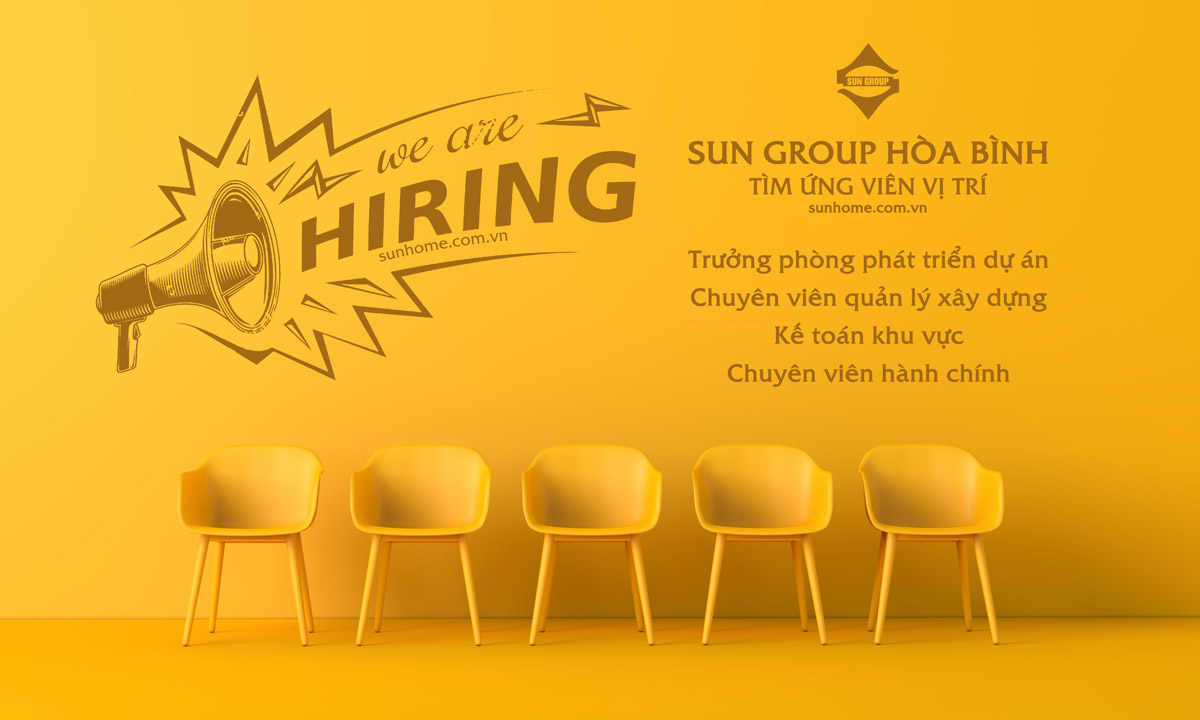 Sun Group Hòa Bình tuyển dụng