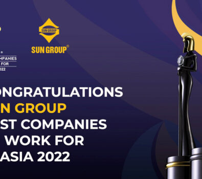 Sun Group lần thứ 3 liên tiêp nhận giải thưởng “Nơi làm việc tốt nhất Châu Á”
