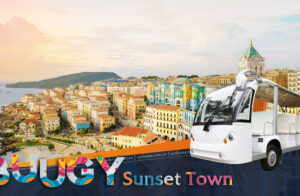 Xe điện Buggy Sun Group kết nối Thị Trấn Hoàng Hôn Sunset Town